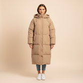 The Lena Long Puffer Coat by Neesala Luxe