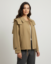 The Louisa hooded jacket by Neesala Luxe