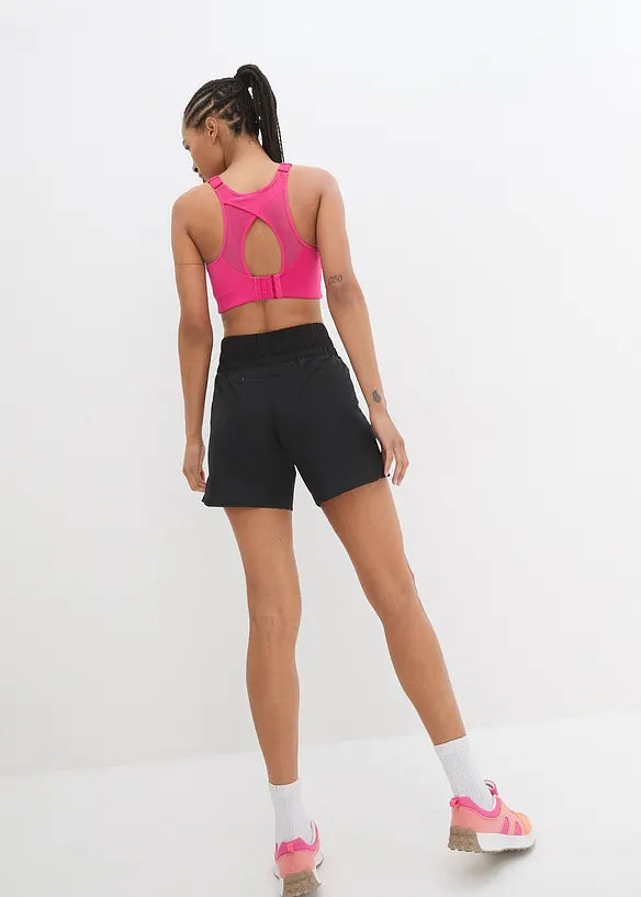 Funktionelle Shorts mit gesmoktem Bund, schnelltrocknend