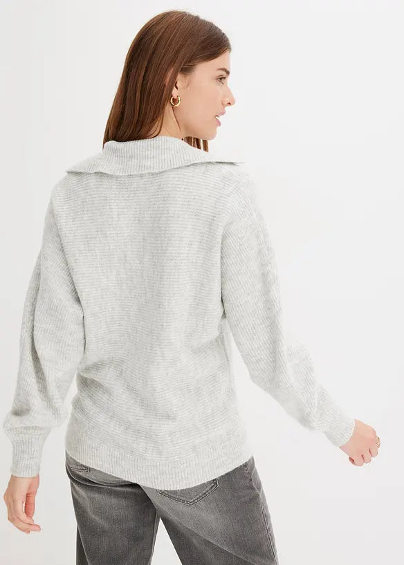 gerippter Pullover