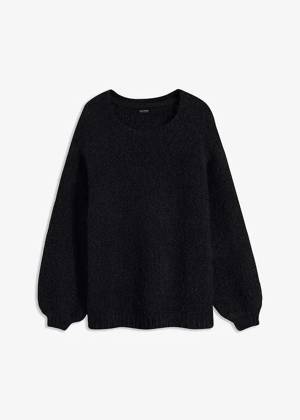 Oversized-Pullover aus flauschigem Garn