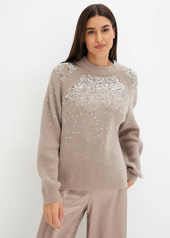 Pullover mit Pailletten