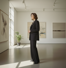 The Livia Black Blazer by Neesala Luxe