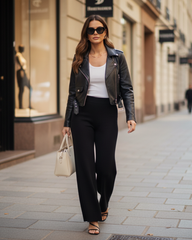 The Lila Knitted Trousers by Neesala Luxe