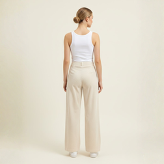 The Alina High-Waist Corduroy Pants by Neesala Luxe