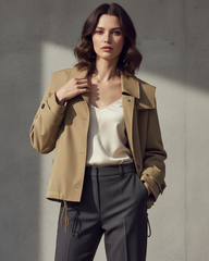 The Louisa hooded jacket by Neesala Luxe