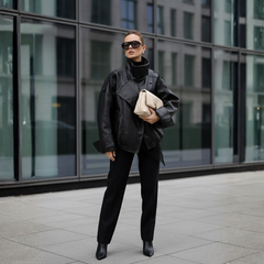 The Renata Leather Jacket by Neesala Luxe