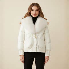 The Big-Fur Collar Parka by Neesala Luxe