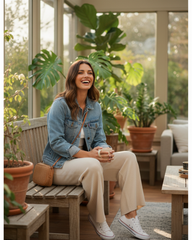 The Lila Knitted Trousers by Neesala Luxe