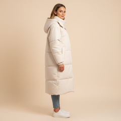 The Lena Long Puffer Coat by Neesala Luxe