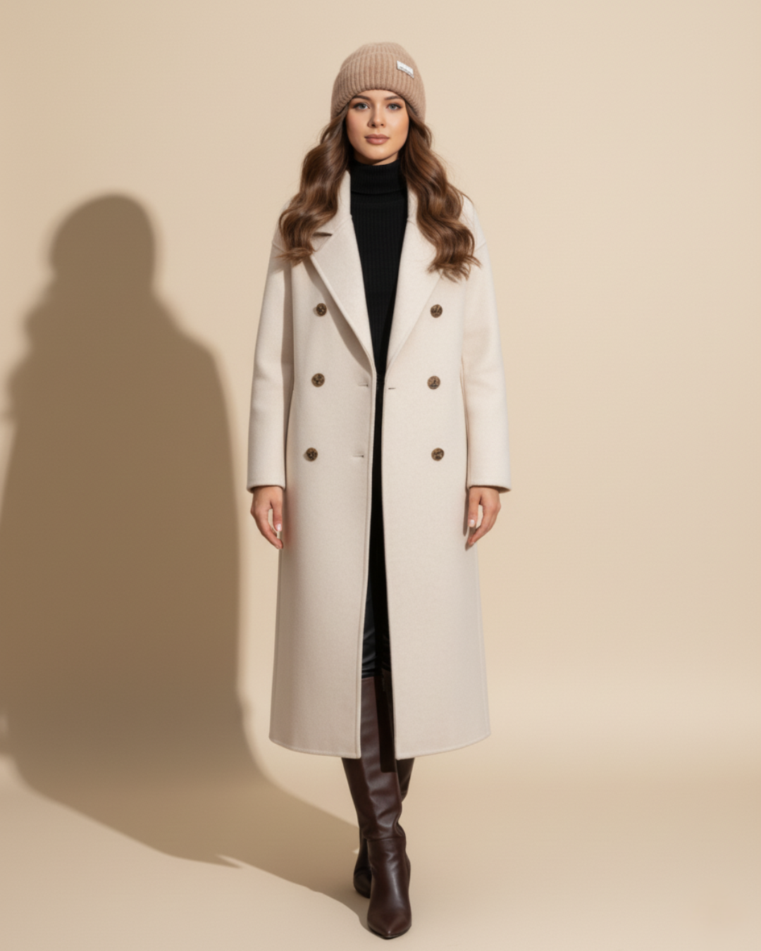 The Gia woolen coat by Neesala Luxe