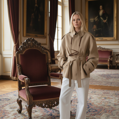 The Willa Long Sleeved Coat by Neesala Luxe