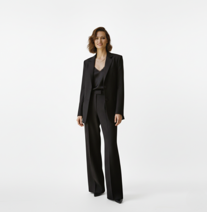 The Livia Black Blazer by Neesala Luxe