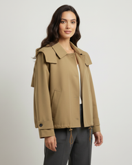 The Louisa hooded jacket by Neesala Luxe