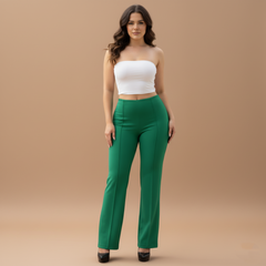 The Marisol High-Waist Flare Pants by Neesala Luxe