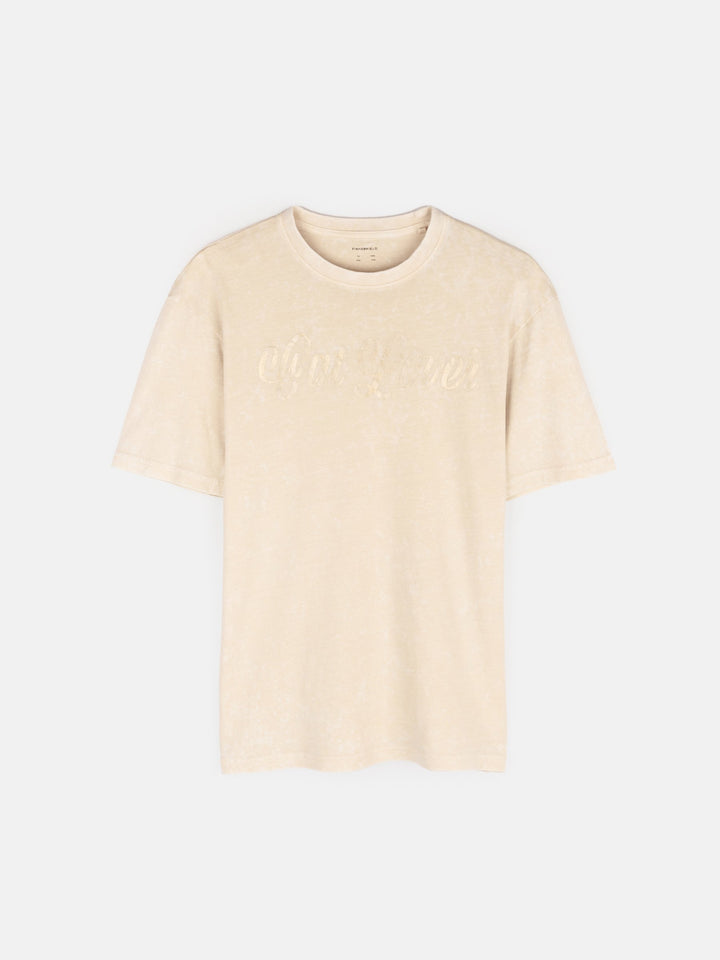 Oversize-T-Shirt aus Baumwolle mit der Aufschrift „Girls