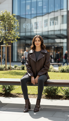 The Mirella Leather Jacket by Neesala Luxe