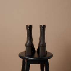 The Luxe Vintage Cotton Ankle Boots by Neesala Luxe