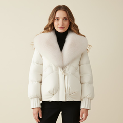 The Big-Fur Collar Parka by Neesala Luxe