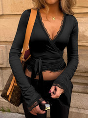 The Chloe lace crop top by Neesala Luxe