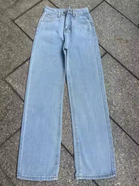 European Fashion Female Denim Pants — High Waist / Skinny / European Style
