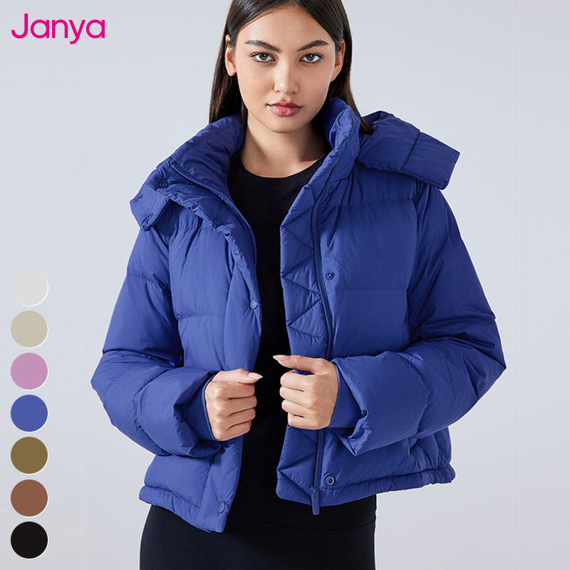 High-Quality Thickened Warm Casual Outdoor Coat – 90% Duck Down Removable Hooded Waterproof Winter Jacket for Women