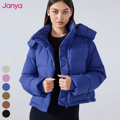 High-Quality Thickened Warm Casual Outdoor Coat – 90% Duck Down Removable Hooded Waterproof Winter Jacket for Women