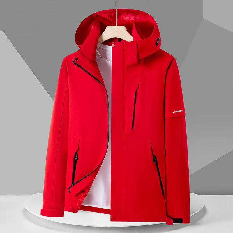Men's 100% Nylon Trench Jacket – Lightweight & Water-Resistant