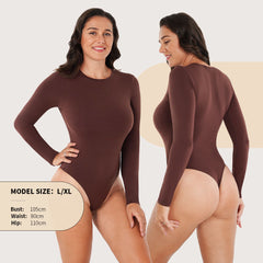 SSHAPER Logo Accepted Women’s Long Body Shaper / Slimming Bodysuit
