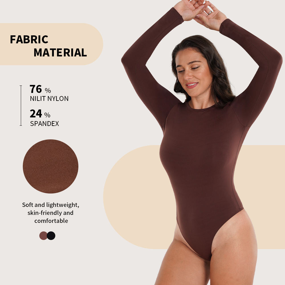 SSHAPER Logo Accepted Women’s Long Body Shaper / Slimming Bodysuit