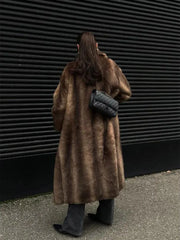 The Celeste Faux Fur Coat by Neesala Luxe