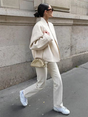 The Luna Patchwork Wool Overcoat by Neesala Luxe