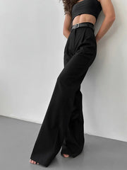 The Mila High-Waist Wide-Leg Trousers By Neesala Luxe