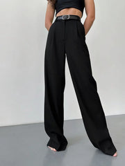 The Mila High-Waist Wide-Leg Trousers By Neesala Luxe