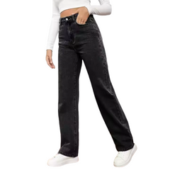 European Fashion Female Denim Pants — High Waist / Skinny / European Style