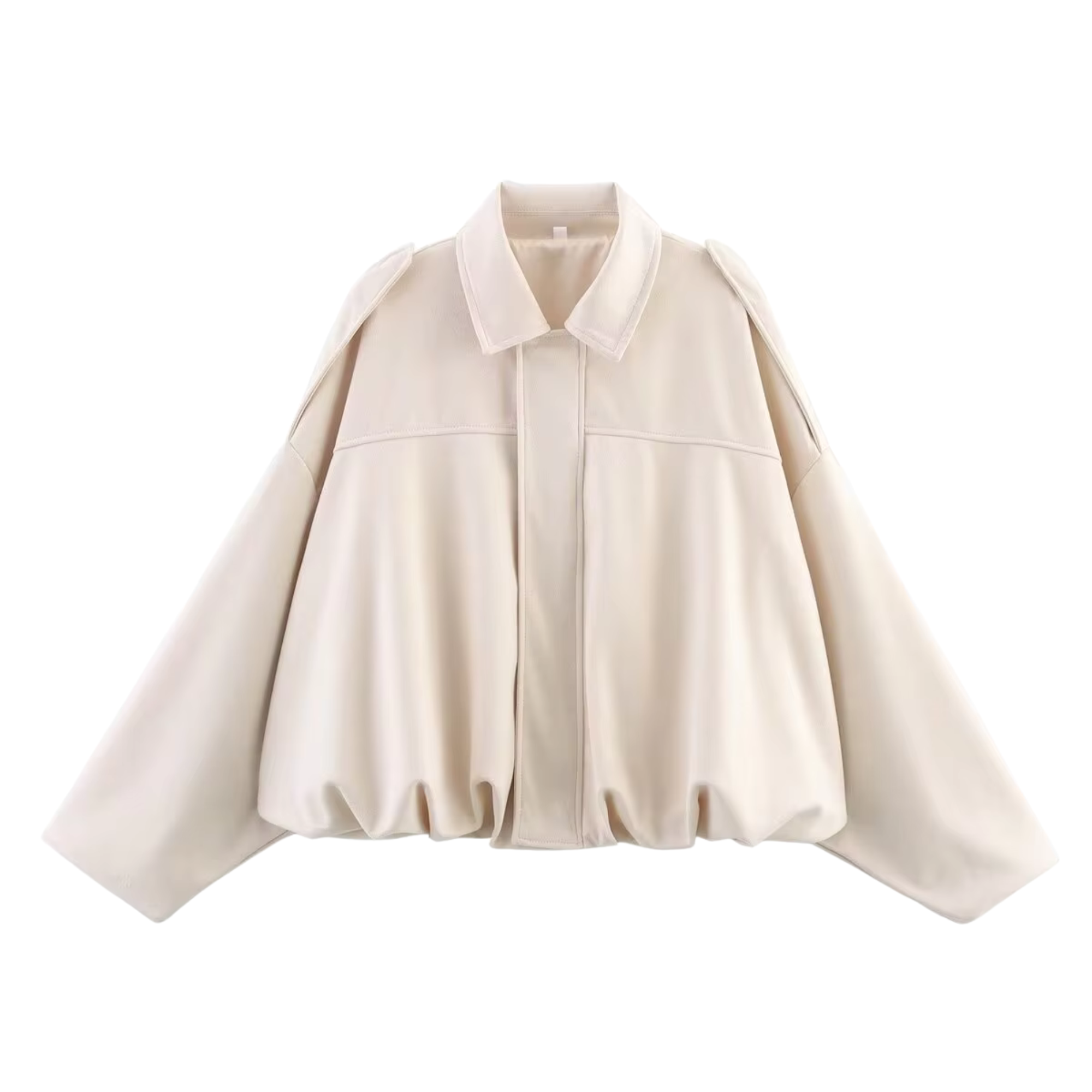 PB&ZA Women 2025 Spring New Chic Fashion Suede Bomber Jacket with Lapel Coat – Vintage Long Sleeve Female Outerwear