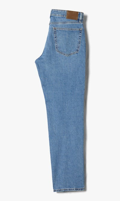 Standard-Jeans in Mittelblau