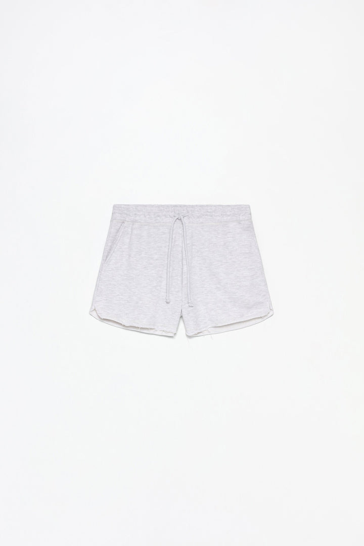 Basic-Shorts aus Plüsch