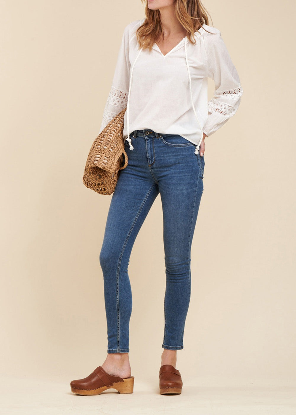 Slim-Jeans aus Bio-Baumwolle