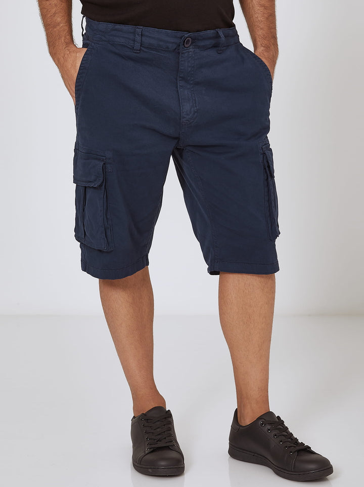 Herren Cargo Shorts in Dunkelblau