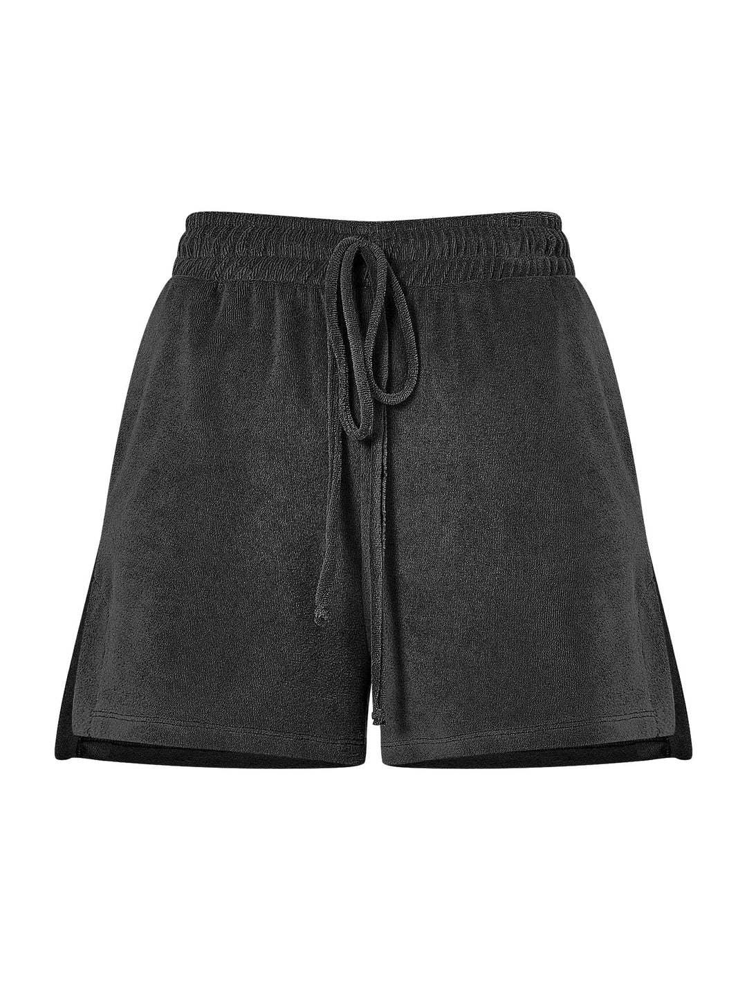 Handtuch-Shorts - Schwarz