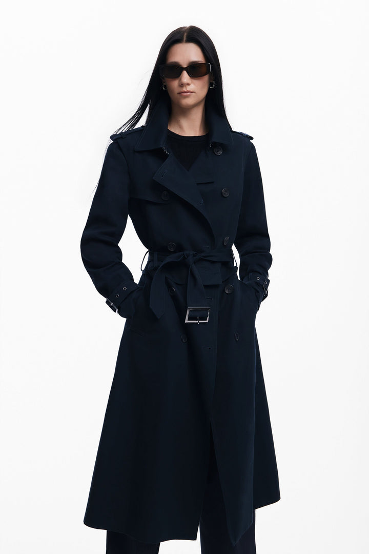 Abnehmbarer Trenchcoat