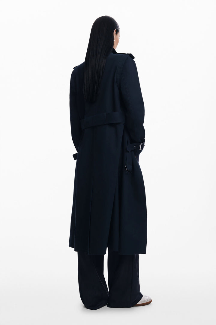 Abnehmbarer Trenchcoat