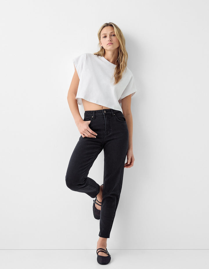 Bequeme Mom-Jeans im Slim Fit