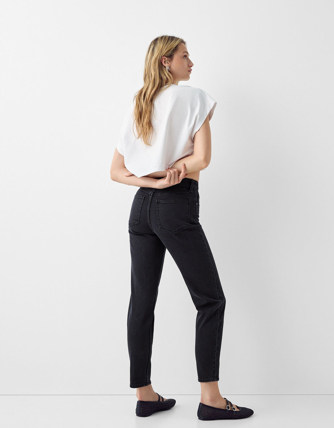 Bequeme Mom-Jeans im Slim Fit