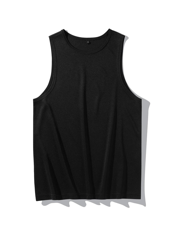 Einfarbiges Tanktop für Herren