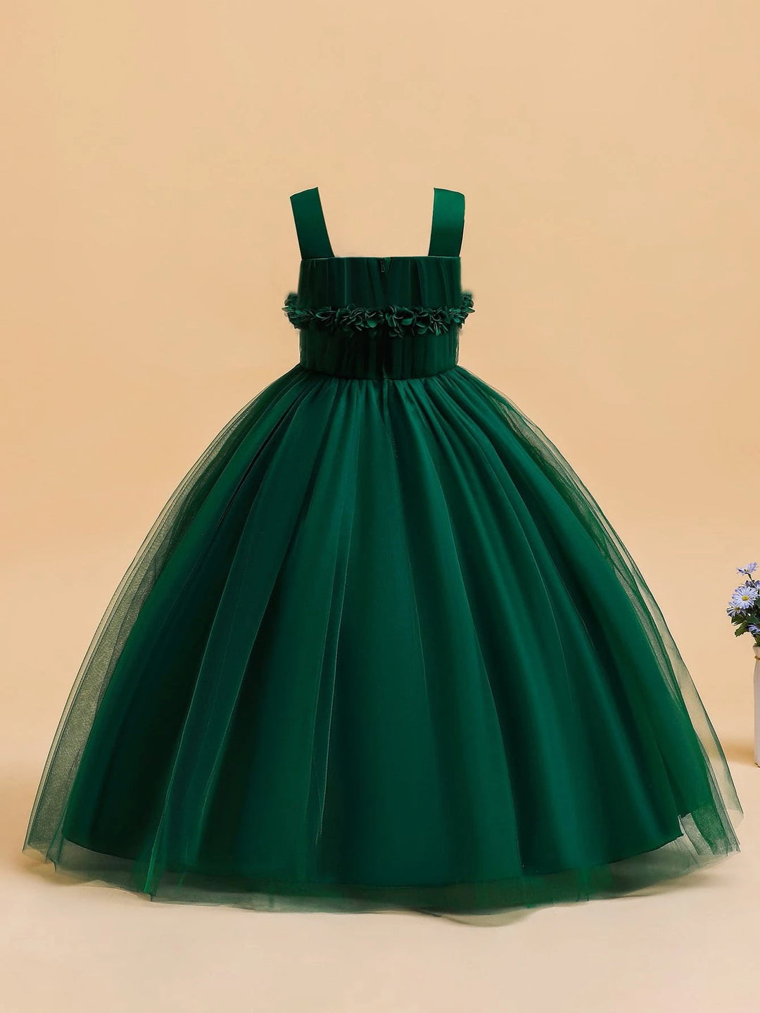 Elegantes und wunderschönes Abendkleid für Teenager-Mädchen mit Netz,