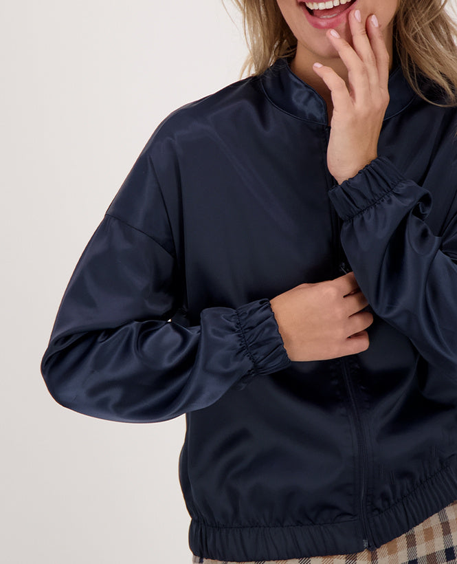 Bomberjacke Satin