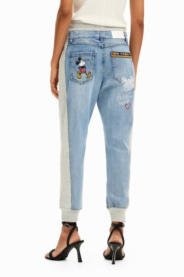 Jeans-Jogginghose Mickey Mouse