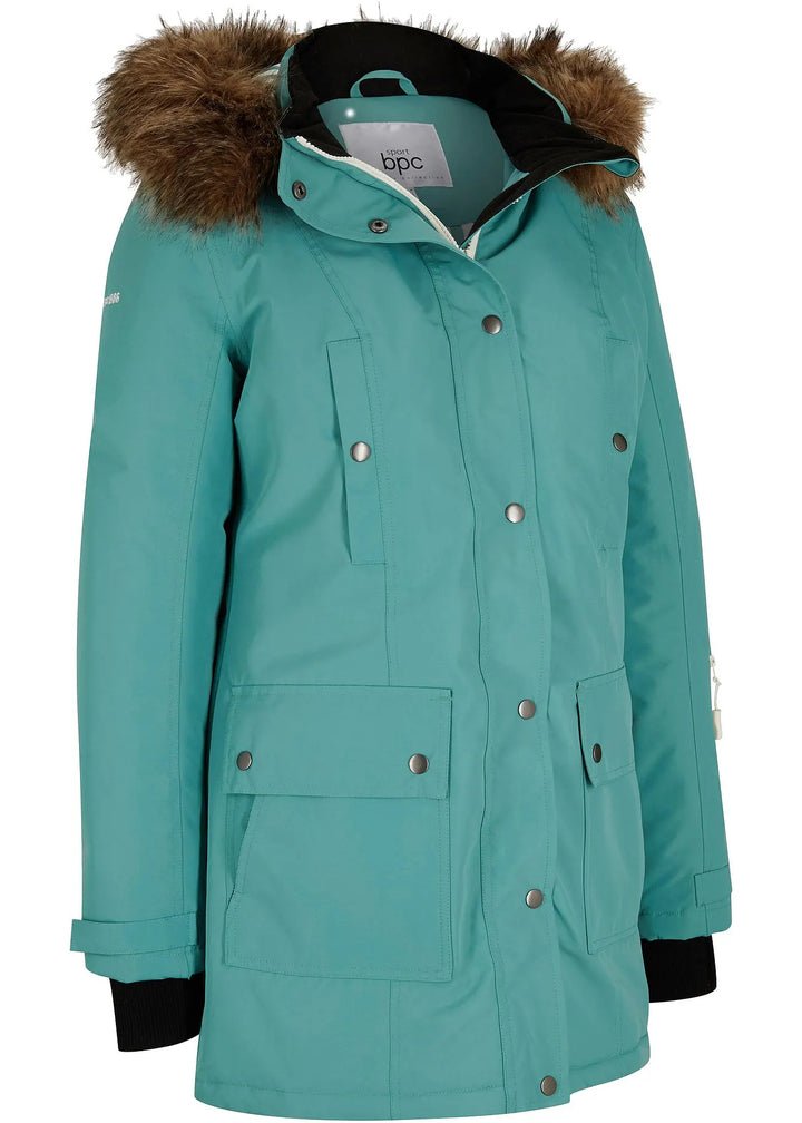 Funktionelle Outdoorjacke mit Kapuze